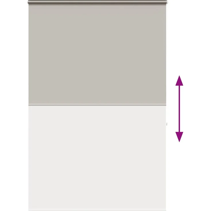 vidaXL Duschrollo mit Kassette 160x240 cm Stoffbreite 156 cm 4014996 – Bild 5