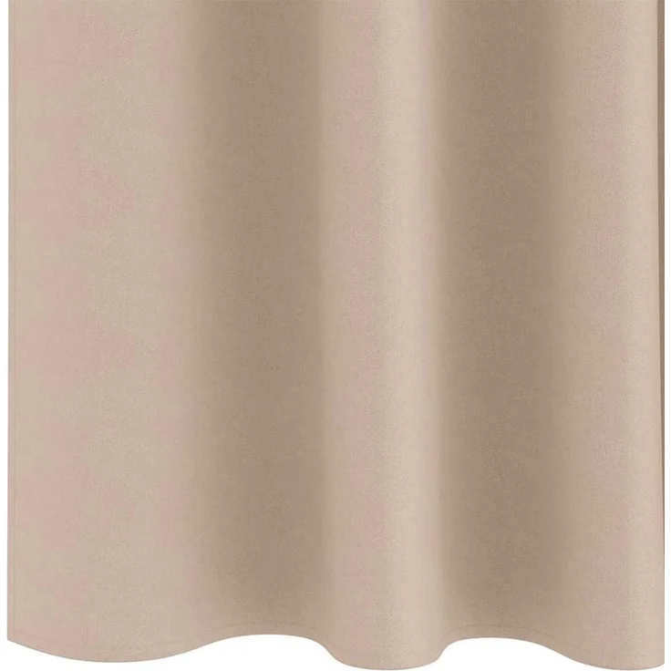 vidaXL Verdunkelungs-Vorhänge mit Ringen 2 stk. Taupe 260 x 140 cm 4107442 – Bild 6