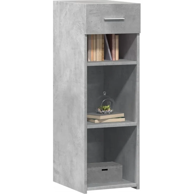 vidaXL Sideboard Betongrau 30x42,5x93 cm Holzwerkstoff 846309 – Bild 3