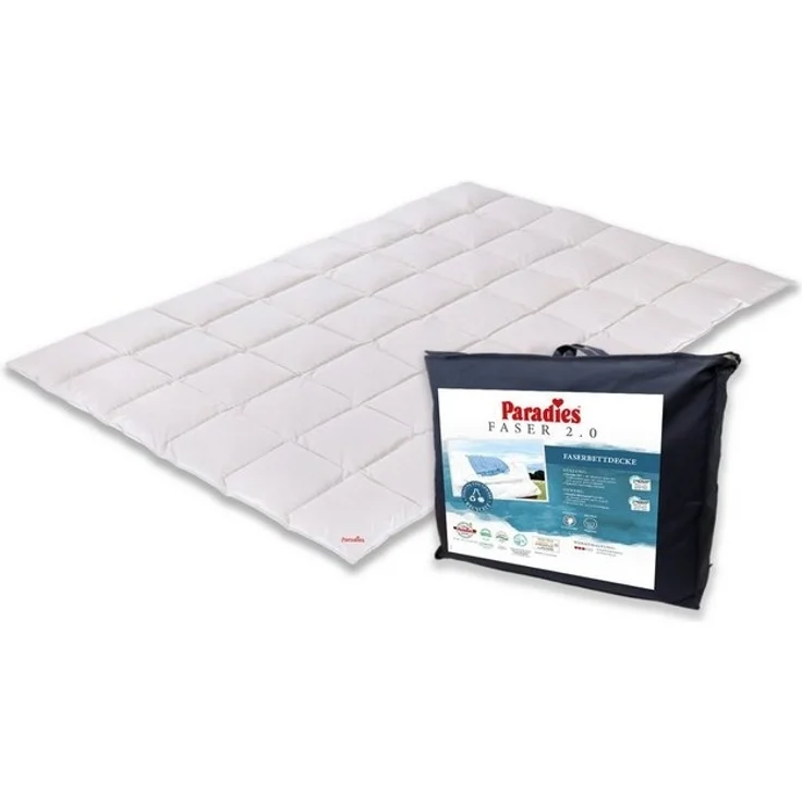 Paradies Microfaserbettdecke Renova, Füllung: 100% Polyester (50% recycelt), Bezug: 100% Polyester (recycelt), GRS recycelt zertifiziert – Bild 4