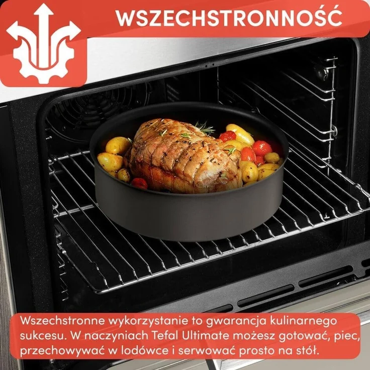 Tefal Topf-Set Ingenio Ultimate, Topf und Pfannenset abnehmbarer Griff, stapelbar, Aluminium (Set, 10-tlg, Kasserolle 16/20cm, Schmorpfanne 24cm, Pfanne 24/28cm, Deckel, Griffe), platzsparend, Pfannenset Induktion mit Antihaftversiegelung, L76491 – Bild 9
