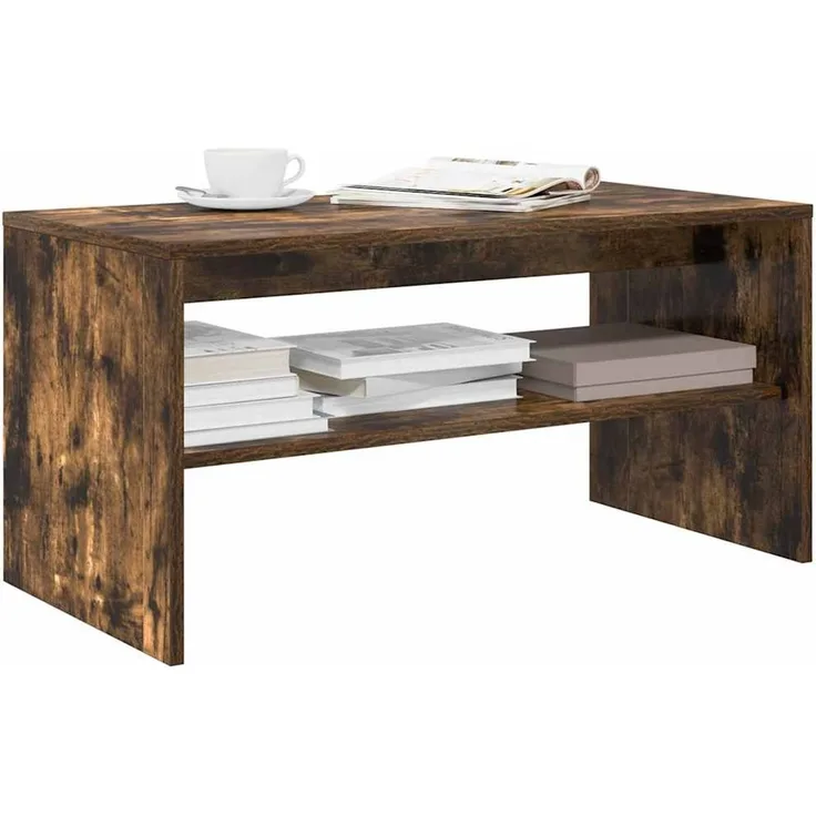 TV-Schrank, TV-Lowboard Räuchereiche 80 x 40 x 40 cm Holzwerkstoff