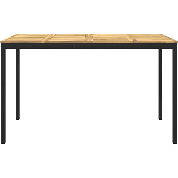 vidaXL Gartenbar-Tisch NAARDEN Weiß gewaschen und Schwarz 901786 – Bild 3