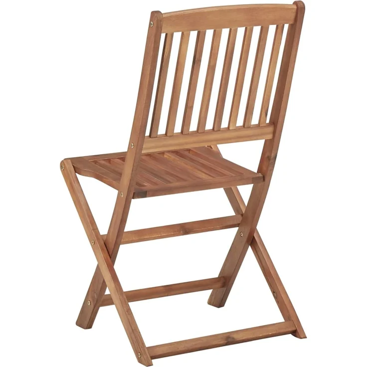 vidaXL Klappbare Gartenstühle 6 Stk. mit Kissen Massivholz Akazie 3075016 – Bild 6