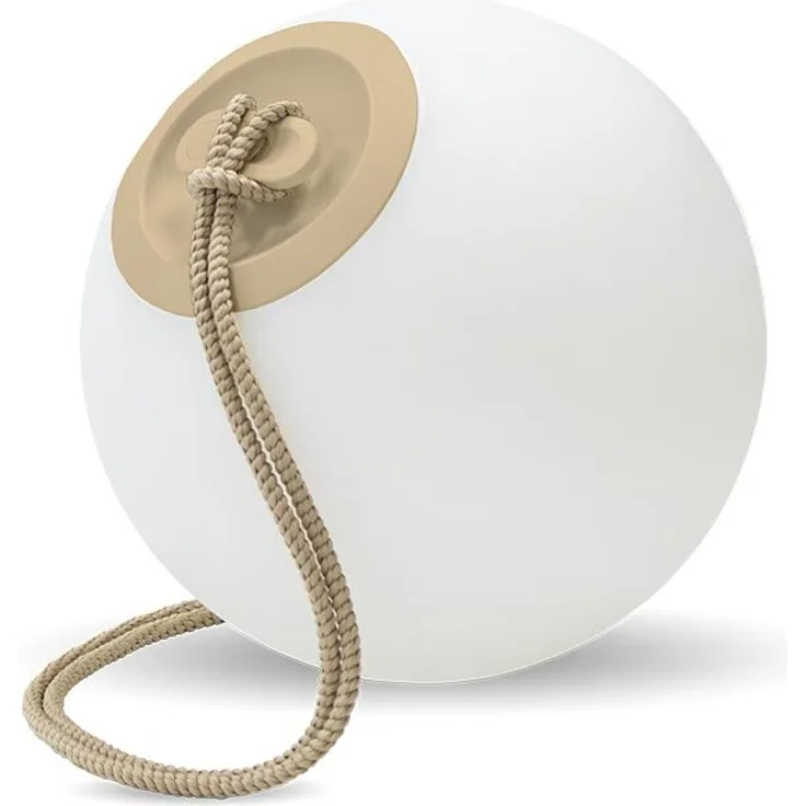 NewGarden NORAI LED Farbwechsel Pendellampe beige, kabellos mit USB Akku, IP65, 128 Farben, 12-36 Stunden Autonomie, für Innen & Außen