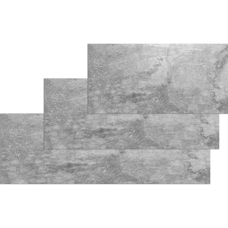 matches21 HOME & HOBBY Läufer Küchenläufer Stein-Optik Beton grau rutschfester Flur Teppich, rechteckig, Höhe: 5 mm, Waschbarer Küchenteppich 60x120 cm für Küche, Schlafzimmer – Bild 2