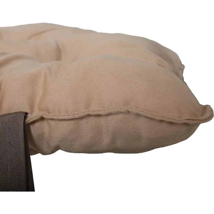 Home Feeling Bankauflage Bankauflage mit Rückenteil ca. 100x98 cm, beige, UV beständiger Stoff! – Bild 3