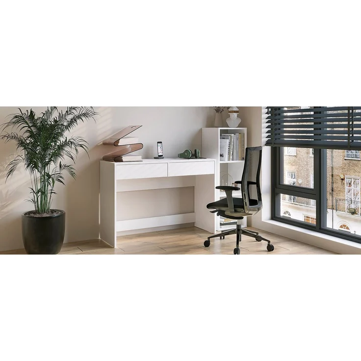 KOMTO Schreibtisch KOMTO Desk NOVA Serie – Schreibtisch mit 2 Schubladen, Stauraum – Bild 3
