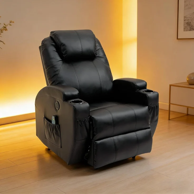 Thanaddo Massagesessel Relaxsessel Massagesessel Fernsehsessel, mit Liegefunktion – Bild 9