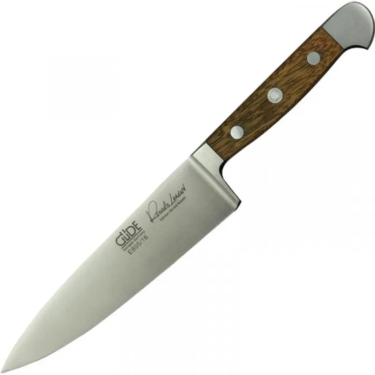Kochmesser klein E805/16 von GÜDE, Serie Alpha Fasseiche, 16 cm lange Klinge