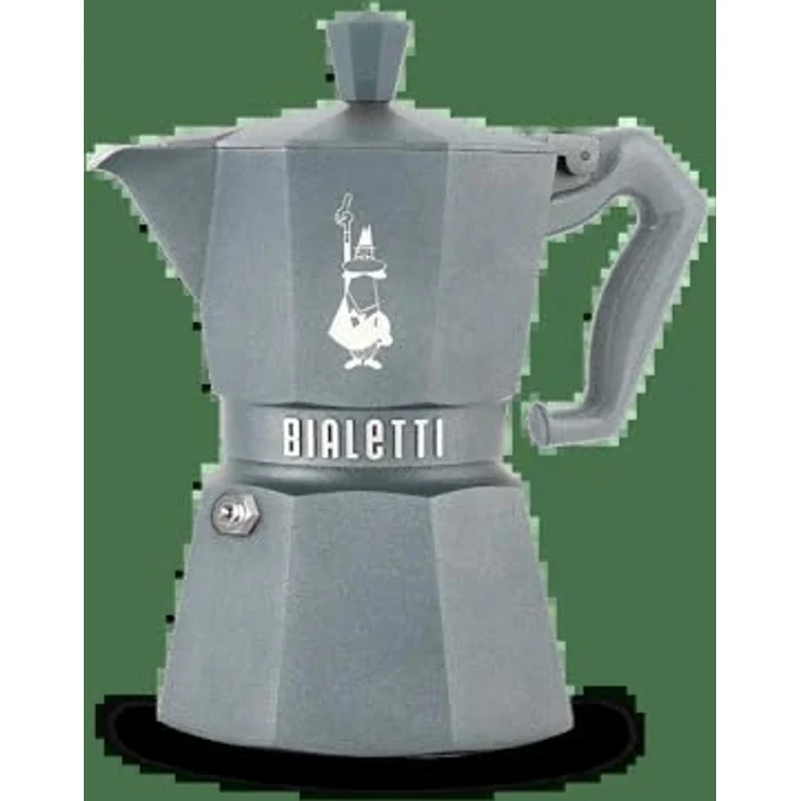 Bialetti Espressokocher Moka Express Exclusive Induktion 3 Tassen grau – Bild 6
