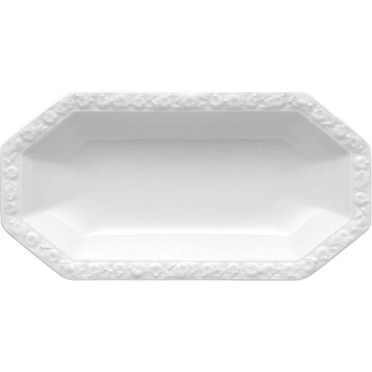 Rosenthal Servierplatte Maria Weiss Beilagenplatte 25,5 x 13 cm, Porzellan, (Beilagenplatten), Platten – Bild 3