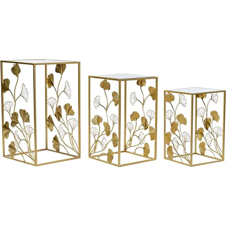 DKD Home Decor Set mit 3 Tischen, Standard