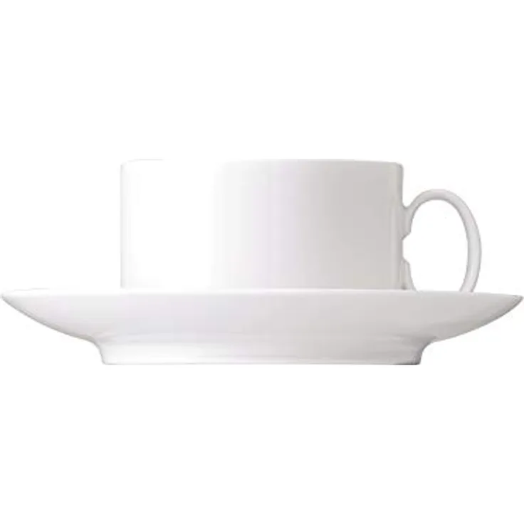 Thomas Porzellan Set 2 tlg. Teetasse 0,2ltr. 14,5cm MEDAILLON weiß