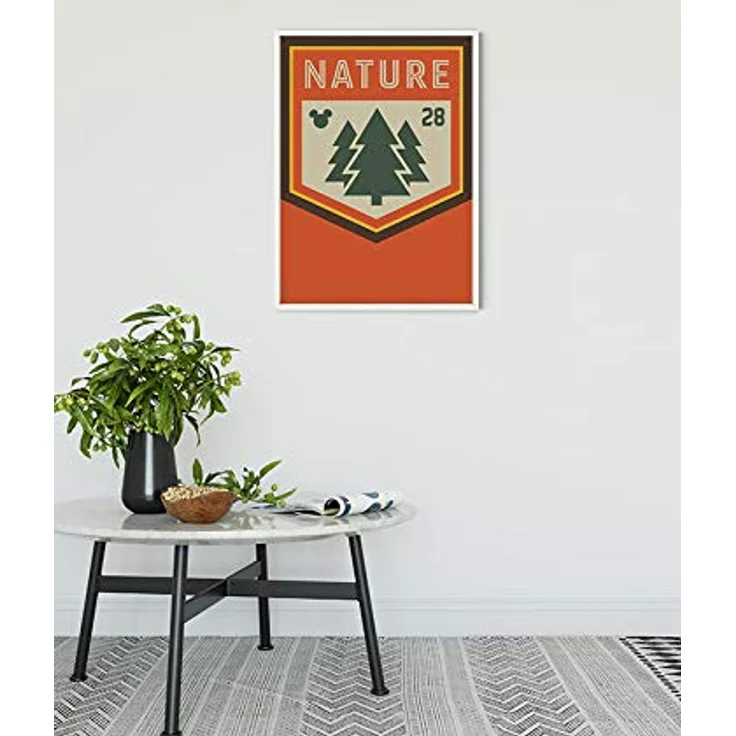 Komar Disney Wandbild Mickey Mouse Nature, Kunstdruck für Kinderzimmer, Größe 50x70cm, ohne Rahmen, lichtbeständig und PVC-frei – Bild 2