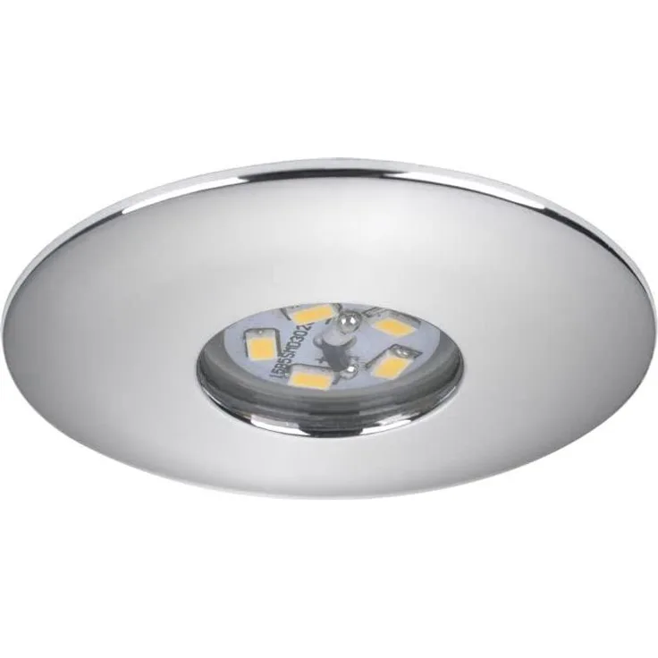 Briloner 3er Set LED Einbauleuchten Attach chrom Ø 3,5 cm