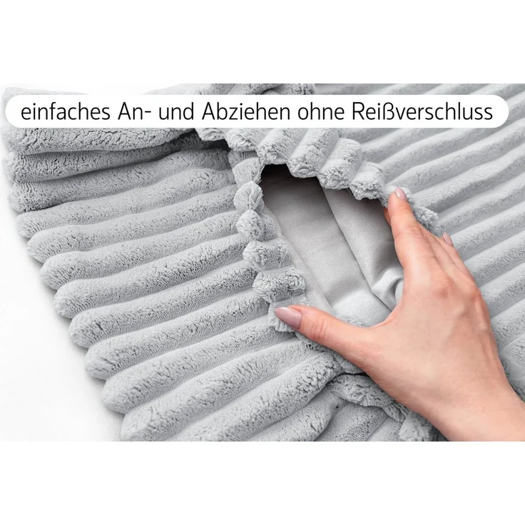 Amilian Kissenbezüge 4er Set Hüllen ohne Füllung Kissenbezug, Hotelverschluss (Umschlagverschluss) – Bild 3