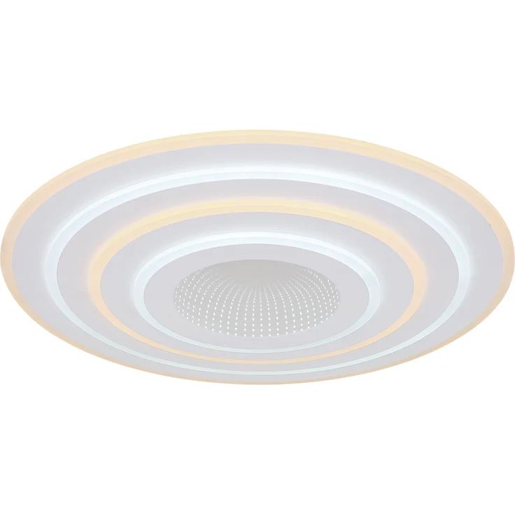 GLOBO LIGHTING Deckenleuchte JOCELYN, Dimmfunktion, Fernbedienung, Infrarot inkl, Memoryfunktion, Nachtlichtfunktion, mehrere Helligkeitsstufen, LED fest integriert, warmweiß - kaltweiß, Deckenlampe Wohnzimmer-Leuchte Schlafzimmer-Leuchte Flur Küche – Bild 5