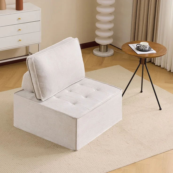 EINHOM Einzelsofa, Kleine Sitzgarnitur, Wohnzimmer-Sessel, Sitzsack, Sofa für Schlafzimmer, Gästezimmer oder Kinderzimmer – Bild 3