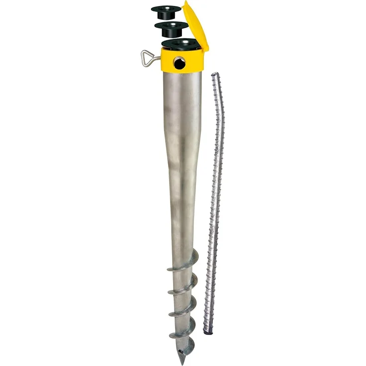 Krinner Bodendübel Bodenhülse Bodenschraube Kompakt Allround ca. 55 cm – Bild 1