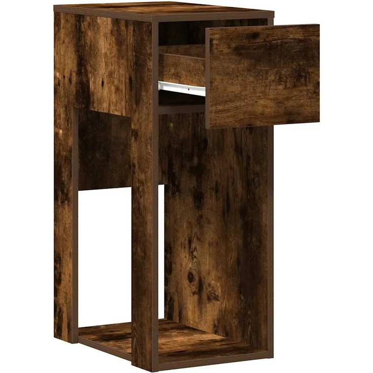 vidaXL Computerschrank mit Schublade Räuchereiche 30x44x74 cm 858735 – Bild 3