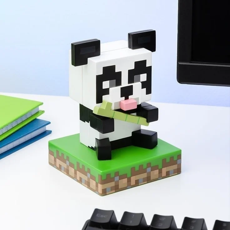 Minecraft Paladone freistehendes Schreibtischlicht, freistehend, offizielles Lizenzprodukt, Spielzimmer-Dekor und Merchandise für Jungen und Mädchen, Nachtlicht-Geschenk, Zubehör für Spielzimmer und – Bild 3