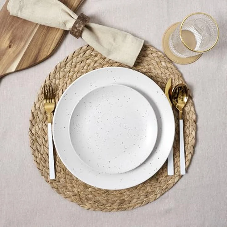 HOME DECO FACTORY 12-teiliges Steakbesteck im Holzkasten Silber/Braun – Bild 8