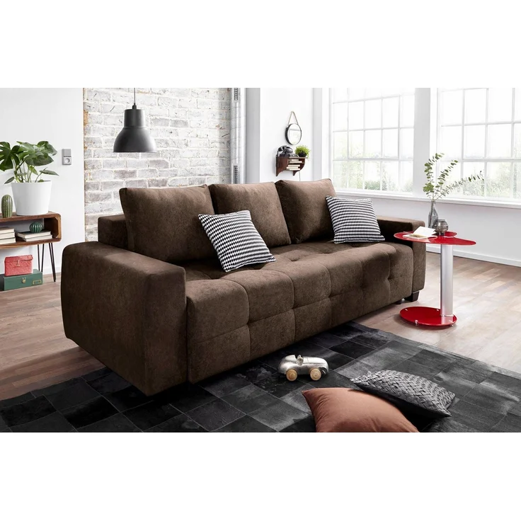COLLECTION AB Schlafsofa Bella, mit Bettfunktion und Bettkasten, inkl. loser Rücken- und Zierkissen – Bild 5