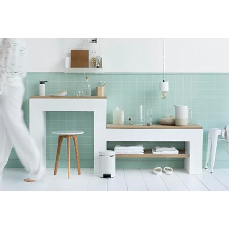 Brabantia 'NewIcon' Treteimer, White, 3 Liter – Bild 6