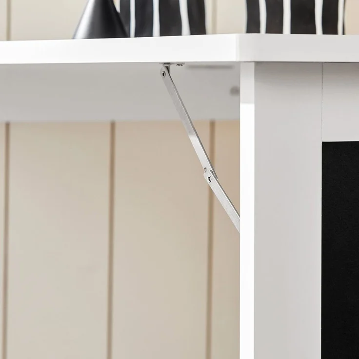 SoBuy FWT20-W Wandklapptisch, MDF, Lackiert, Weiß, 75 x 76 x 50 cm – Bild 9