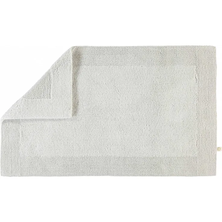 Rhomtuft WC Vorleger mit Ausschnitt Prestige|60x60 cm| perlgrau