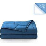 Dailydream Therapie Gewichtsdecke aus Baumwolle, 4,5Kg für Erwachsene, 135x200cm, Blau
