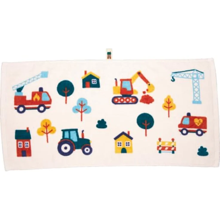COPPENRATH DIE SPIEGELBURG Gästehandtuch Zauberhandtuch „Fahrzeuge“, 100 % Baumwolle, 60 x 30 cm, ideal für Schule und Camping – Bild 3