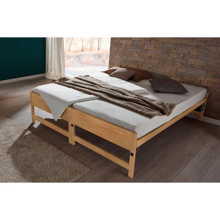 Hasena Gästebett Lido Unterbett Buche natur Lattenrost Flex K – Function-Kids – Bild 3
