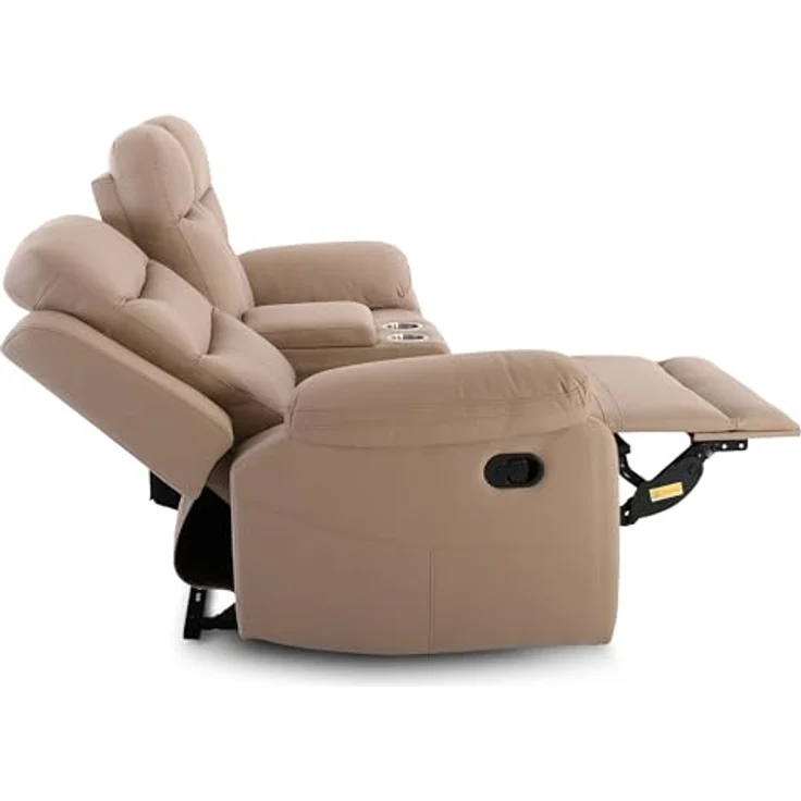 Raburg 2-Sitzer Kinosessel, 2er-Fernsehsessel, mechanische Relaxfunktion, Modell Pixx, Easy-Lift Liegefunktion, Komfortpolsterung, je Sitz 130 kg belastbar – Bild 6
