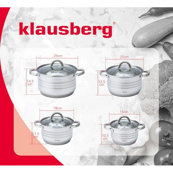 Klausberg Klausberg Topfset 8 Elemente 48178 – Bild 7