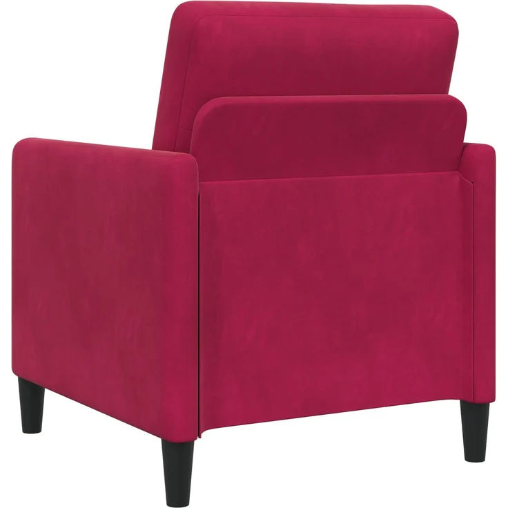vidaXL Sofa Set mit Stauraum 2 stk. Weinrot Polyester 3429251 – Bild 5