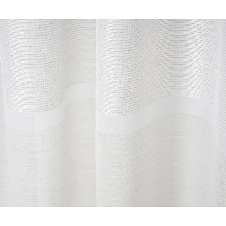 Gözze Gardine BELMONDO, 140 x 245 cm, Creme, Querstreifen, (1 St), verdeckte Schlaufen, Polyester, mit Bügelband