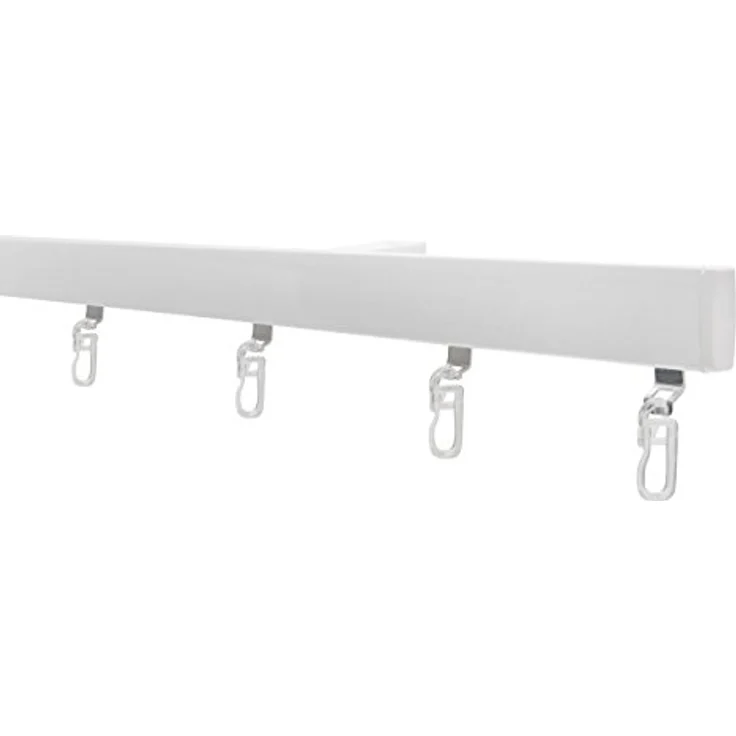 Garduna Gardinenschiene Garduna SmartGlide!, Gardinenschiene weiß, 1-läufig, Aluminium – Bild 2
