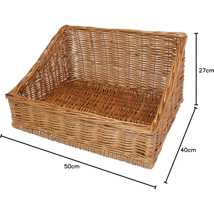 Regalkorb Natur Brotkorb Obstkorb Verkaufskorb Universal Korb – Bild 6