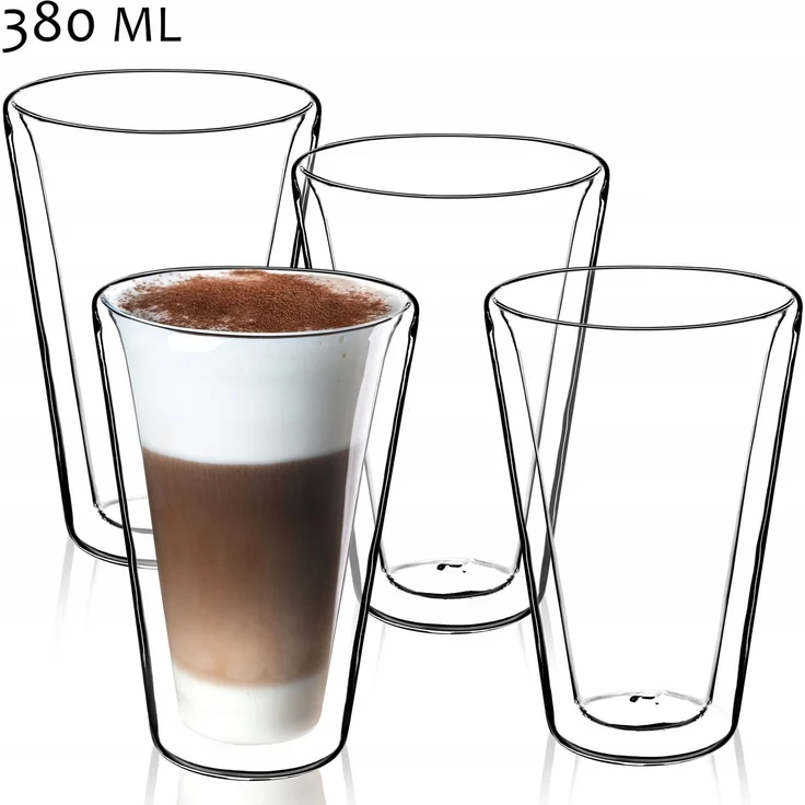KADAX Set Thermogläser Latte Glas 4-tlg – Bild 7
