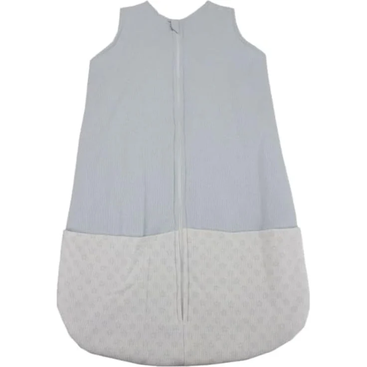 Baby Schlafsack » 100% Baumwolle » Ganzjahresschlafsack 70cm » Säuglinge & Neugeborene 0-9 Monate » 2-Wege-Reißverschluss - Blau