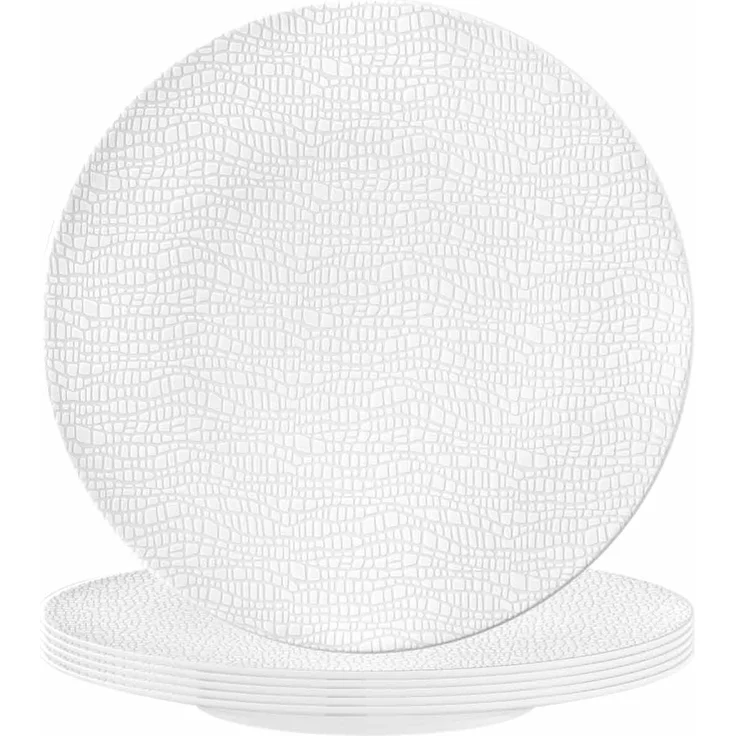 Seltmann Weiden Life Fashion Frühstücksteller ø 22,5 cm 6er Set Luxury White – Bild 1