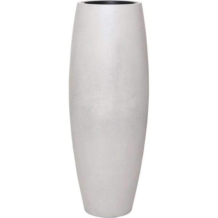VIVANNO Bodenvase Fiberglas MAGNUM Rund - Beige Steinoptik (1 St), 37x100 cm – Bild 5
