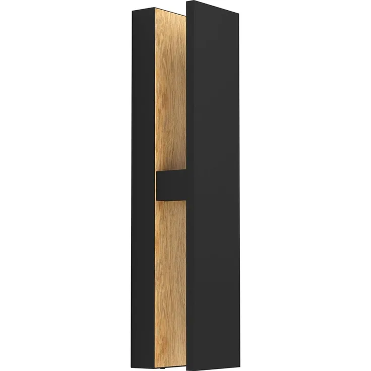 Eglo 900291 Wandleuchte COSTORIO schwarz, braun LED 11,7W L:37cm H:8cm IP44 3000K