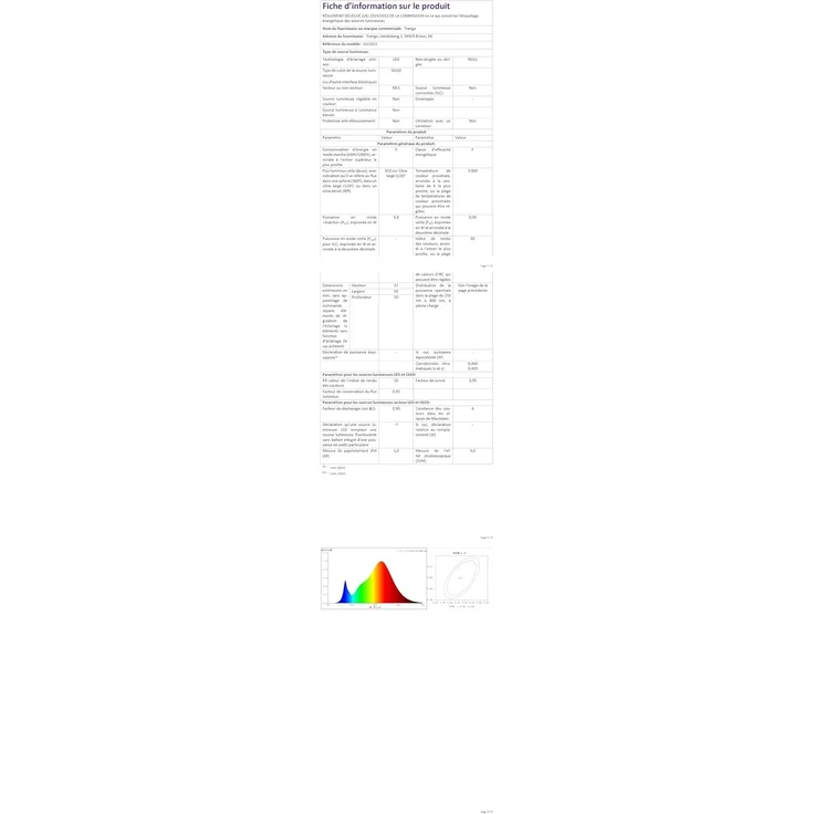 TRANGO LED Einbauleuchte, 6er Set 6729-068-5WAK Einbaustrahler in Rund Chrom inkl. 6x 5 Watt GU10 LED Leuchtmittel 3000K warmweiß & 6x GU10 Lampenfassung, Deckenspots, Einbauspots, Deckenleuchte – Bild 10