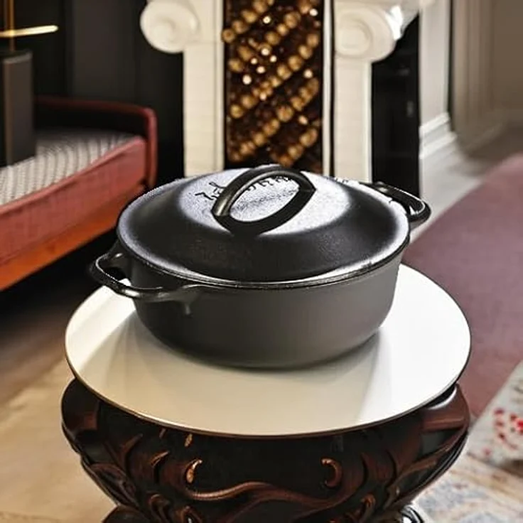 Lodge L2SP3 pre-seasoned Cast-Iron Serving Pot, 2-quart by Lodge – Bild 6