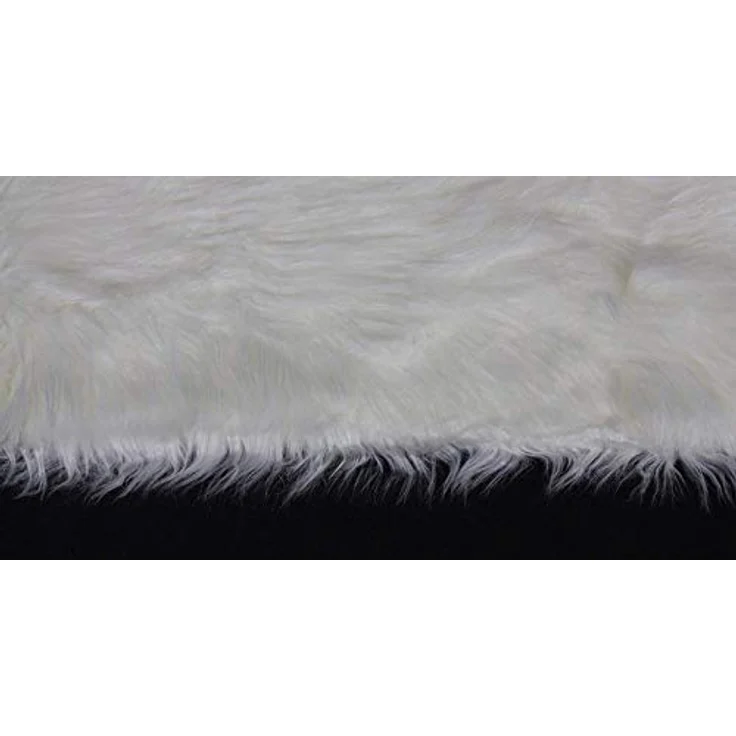 Tischläufer aus Kunstfell, creme / weiß, 30x120 cm, Tischband, Mitteldecke – Bild 6
