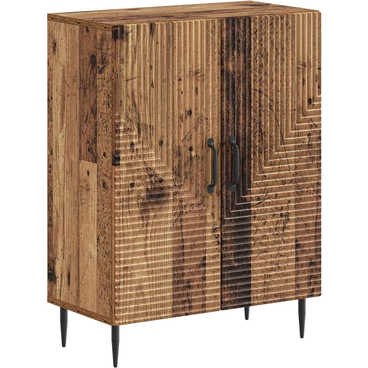 vidaXL 2-teiliges Badezimmer Schrank Set HAARLEM Altholz Holzwerkstoff 3417619 – Bild 3