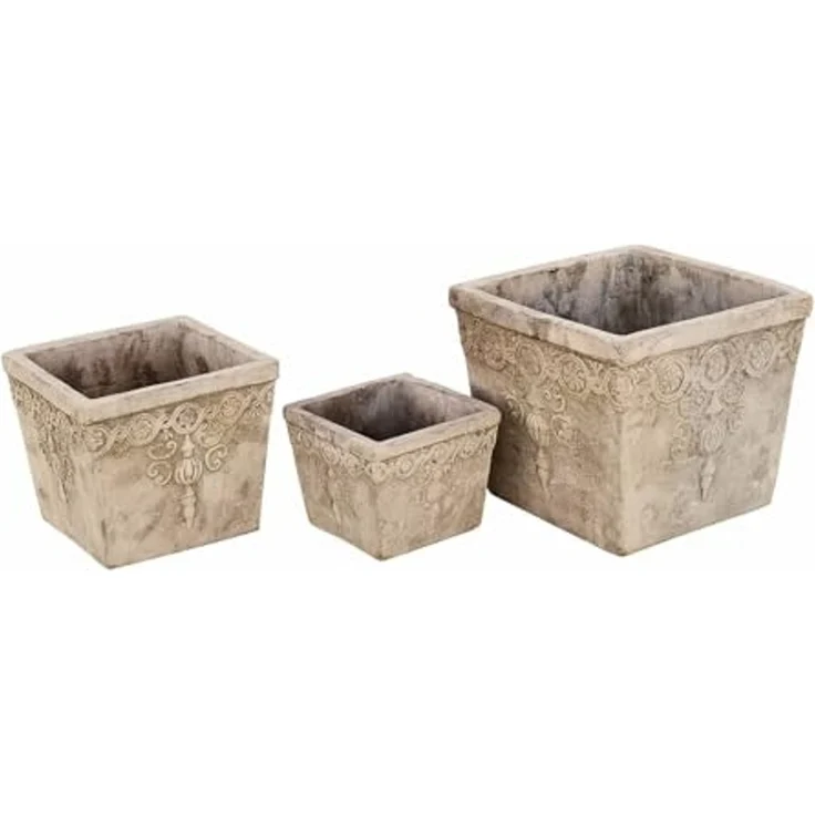 Mirabeau Übertopf Übertopf 3er Set Bissone terrakotta – Bild 2